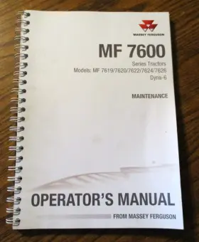 DYNA-6 MASSEY FERGUSON Tractor Manual