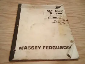 MF-1232 MASSEY FERGUSON Operators Manual Mount Mower