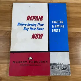 MF-1693 MASSEY FERGUSON Repair Tractor Haying Book