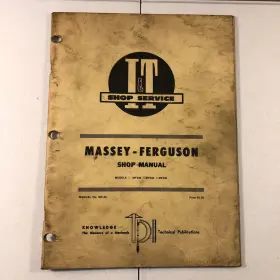 MF-33 MASSEY FERGUSON Service Tractor Repair Manual