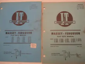 MF25-1155 MASSEY FERGUSON Tractor Flat Rate Manuals