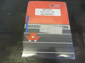 MF7256 MASSEY FERGUSON Mf Combine Book Manual