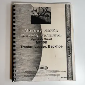 MH-O-MF30B MASSEY FERGUSON Tlb Tractor Operators Manual