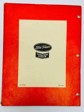 P-EO-21 MASSEY FERGUSON Harry Book Mower Ford Tractor #3