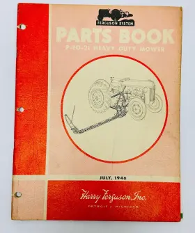 P-EO-21 MASSEY FERGUSON Harry Book Mower Ford Tractor