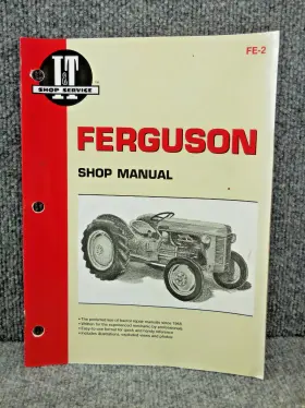 TTE-20 MASSEY FERGUSON Tractor Service Repair Manual