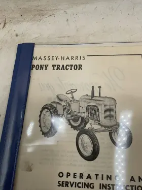 650534M3 MASSEY HARRIS Pony Tractor Operator Servicing Manual #2