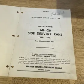 MH-26 MASSEY HARRIS Rake #3