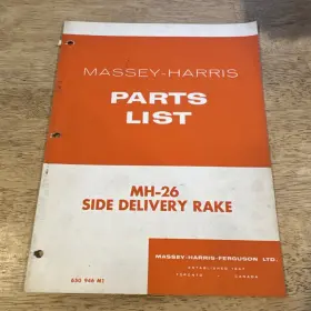 MH-26 MASSEY HARRIS Rake