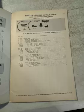 NO.56 MASSEY HARRIS Cultivator Tractors Repair #2