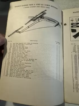 NOS.6 MASSEY HARRIS Corn Binders Repair #3