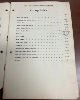 R202A MASSEY HARRIS Power Mower Catalog Book #3
