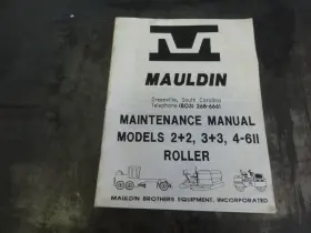 4-6II MAULDIN Roller Manual