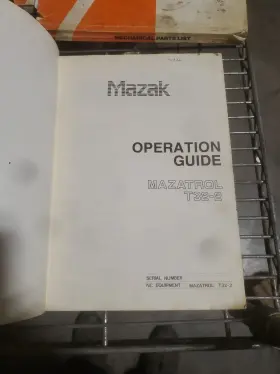 QT35-N MAZAK Operating Manual Electrical Mazatrol Parameter #3