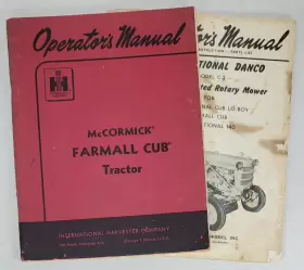1004481R2 MCCORMICK Cub Tractor Operators Manual Farmall #2