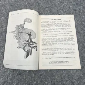 A-189 MCCORMICK Owners Manual Tractor Plow #3