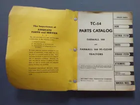 TC-54 MCCORMICK Intftl Harvester Farmall Tractors Catalog #2