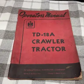 TD-18A MCCORMICK International Harvester Crawler Tractor