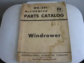 WR-201 MCCORMICK Windrower Catalog International Harvester