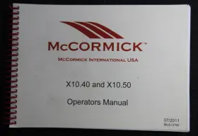 X10.50 MCCORMICK International Tractor Operators Owners