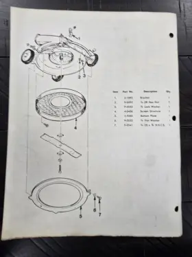 6-0255 MCDONOUGH Snapper Walk Mower Snapperizer Operating Kit #2
