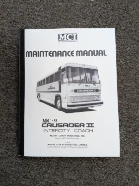 MC-9B MCI Crusader Coach Bus Service Manual