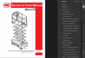 MICRO19-A92.20 MEC Personnel Lift Owners Service Manual Pdf #2