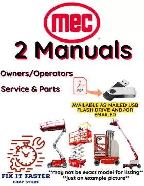 MICRO19-A92.20 MEC Personnel Lift Owners Service Manual Pdf