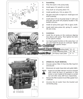 5035 MECHANIC STAR Mahindra Tractor Service Operators Loader #2