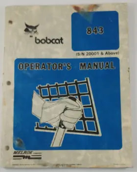 6566894 MELROE Bobcat Skid Steer Loader Operators Manual