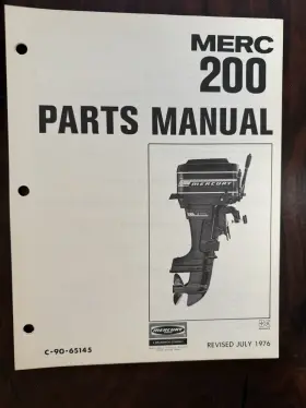 C-90-65145 MERCURY Merc Manual Outboard Engine