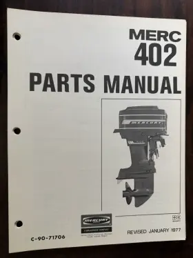 C-90-71706 MERCURY Merc Manual Outboard Engine