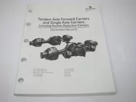 SU-170 MERITOR Tandem Axle Forward Carrier Manual Double