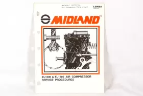 L30002 MIDLAND Air Compressor Service Procedures Manual #2