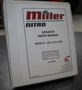 21.4275A MILLER Nitro Sprayer Manual