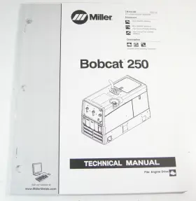 TM-4419B MILLER BOBCAT Welder Welding Technical Service