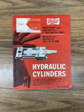 JH-104N MILLER Hydraulic Cylinders Bulletin Historic