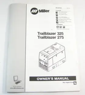 OM-249795J MILLER Trailblazer Welder Generator Operator
