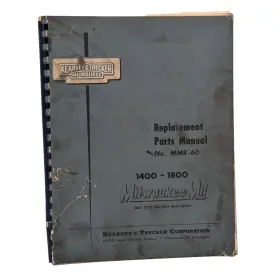 MMR-60 MILWAUKEE Kearney Trecker Manual Bed