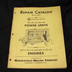605-6A MINNEAPOLIS MOLINE Repair Catalog Power