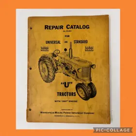 R-1045 MINNEAPOLIS MOLINE Standard Tractors Manual