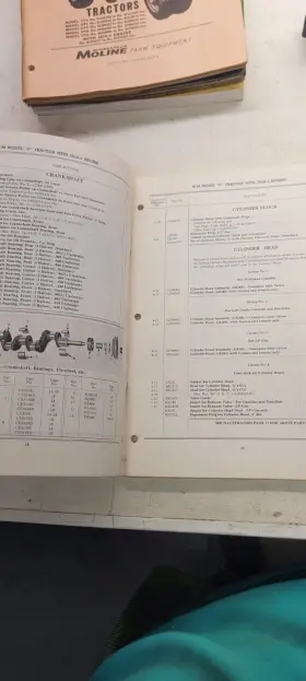 R-1056E MINNEAPOLIS MOLINE Tractor Repair Catalog #2