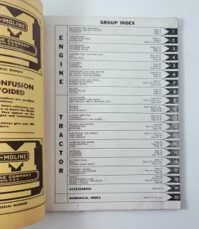 R-1086C MINNEAPOLIS MOLINE Repair Catalog Manual Tractors #3