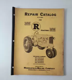 R-1086C MINNEAPOLIS MOLINE Repair Catalog Manual Tractors