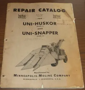 R-1109C MINNEAPOLIS MOLINE Lc Uni Huskor Snapper Catalog