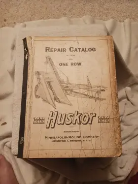 R-826D MINNEAPOLIS MOLINE Row Huskor Repair Catalog