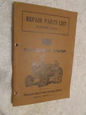 R739-F MINNEAPOLIS MOLINE Repair Combination Tractor Book