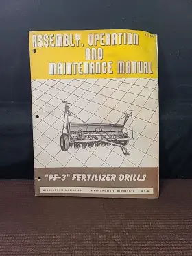 S-116A MINNEAPOLIS-MOLINE Operation Manual Fertilizer Drills