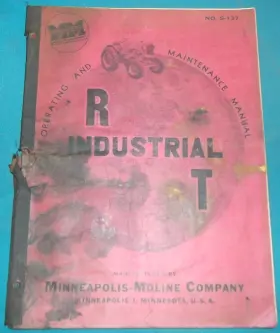 S-137 MINNEAPOLIS MOLINE Tractor Operation Manual Book