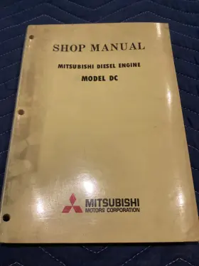 8DC4-D MITSUBISHI Diesel Engine Service Repair Manual